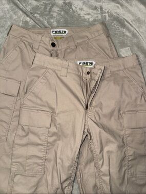 2 Pair FIRST Tactical Women's Light Tan Utility  Pants 12L